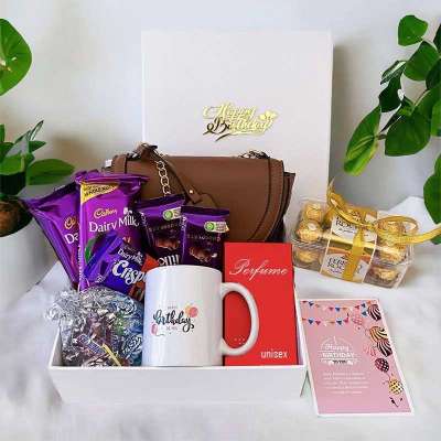 Special Gift For Her Birthday With Sling Bag, Charlie Perfume And A Sweet Greetings OyeGifts Profile Picture