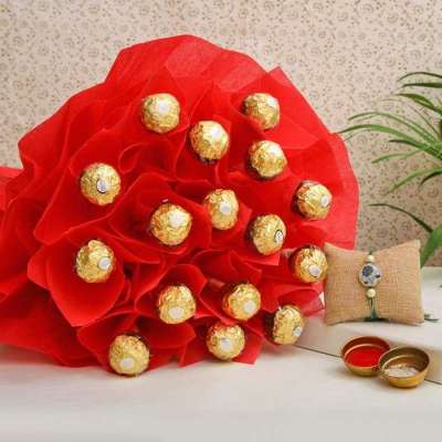 Rakhi With Chocolate Bouquet N Rocher OyeGifts Profile Picture
