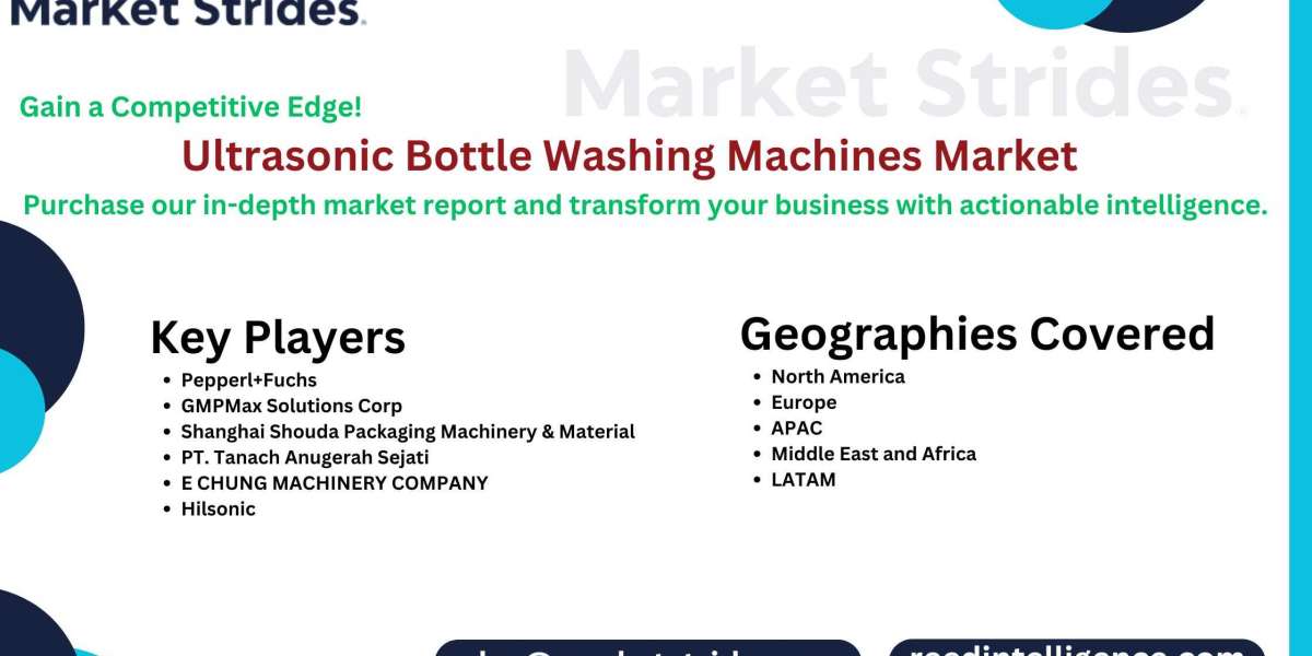 Ultrasonic Bottle Washing Machines Industry: Growth and Forecast 2031 | Market Strides